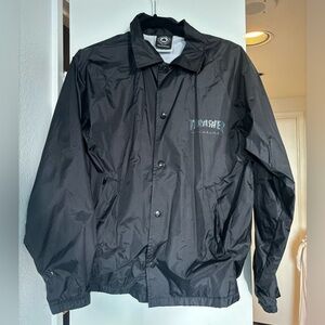 Thrasher Skate and Destroy button up windbreaker. Size small